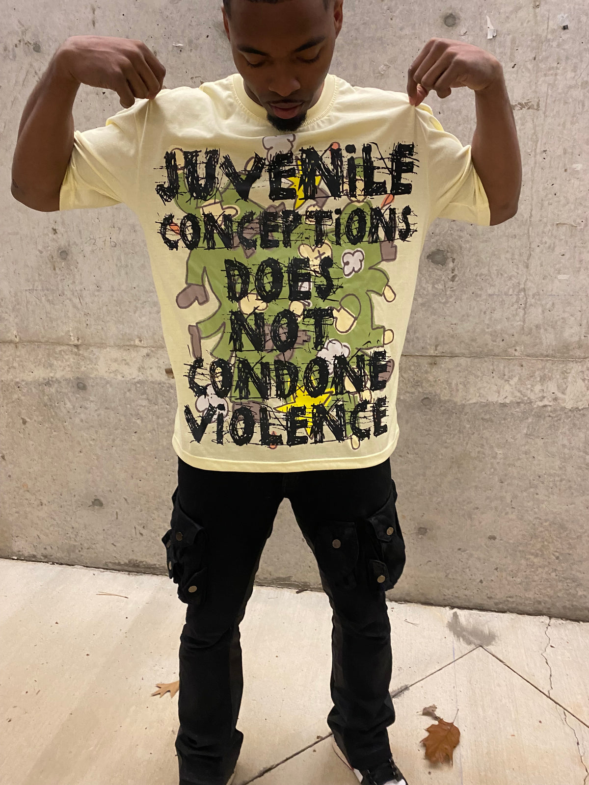 "ANTI-VIOLENCE" Short Sleeve T-Shirt