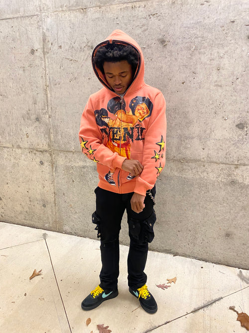"KNOCKOUT" Zip-Up Jacket
